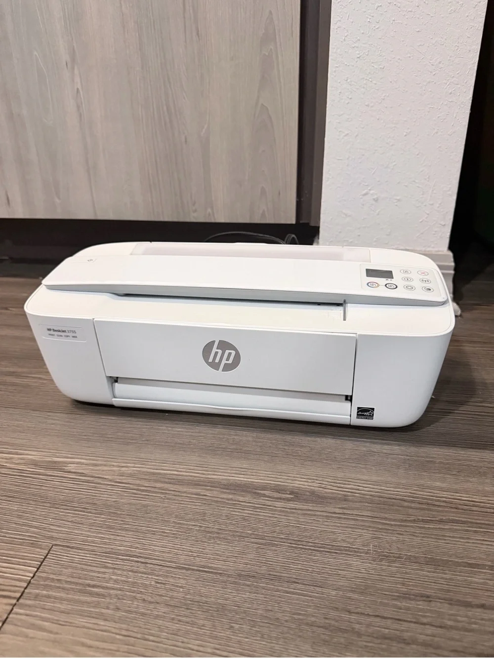 HP White Desk-Jet 3755 Printer